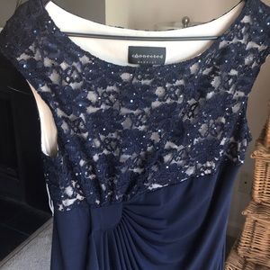 Navy party dress
